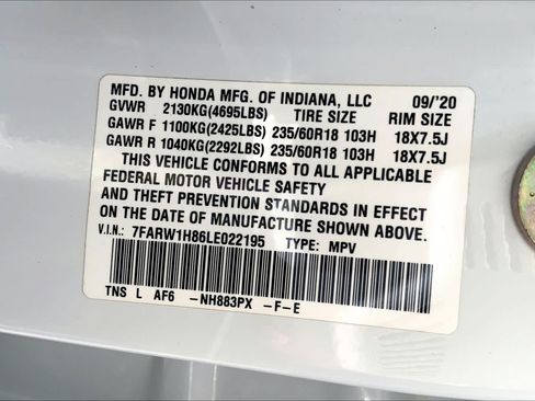 Used 2020 Honda CR-V EX-L image 34
