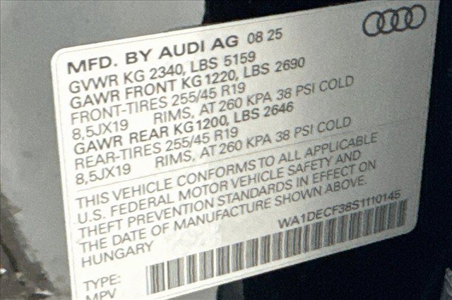 Used 2025 Audi Q3 2.0T Premium w/ Convenience Plus Package AWD/4WD image 30