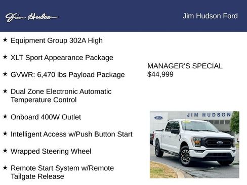 Certified 2023 Ford F150 XLT w/ Equipment Group 302A High AWD/4WD image 12