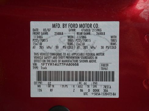 Used 2007 Ford Ranger 2WD SuperCab image 21