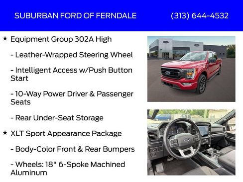 Certified 2022 Ford F150 XLT w/ Equipment Group 302A High AWD/4WD image 13