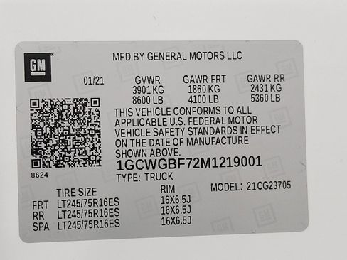 Used 2021 Chevrolet Express 2500 Extended w/ Safety Package image 27