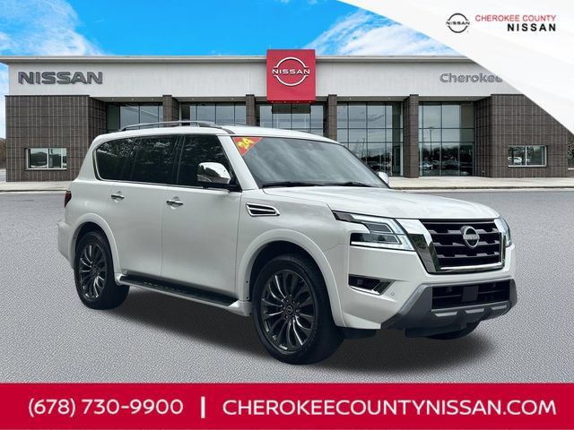 Used 2024 Nissan Armada Platinum w/ Captain's Chairs Package AWD/4WD image 1