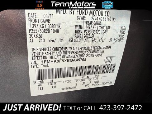 Used 2011 Ford Explorer Limited w/ 301A Rapid Spec Order Code AWD/4WD image 27