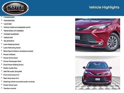 Used 2023 Toyota Sienna XLE FWD image 3
