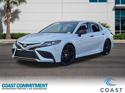 Used 2021 Toyota Camry XSE FWD image 1