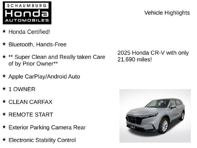 Certified 2025 Honda CR-V EX-L image 14