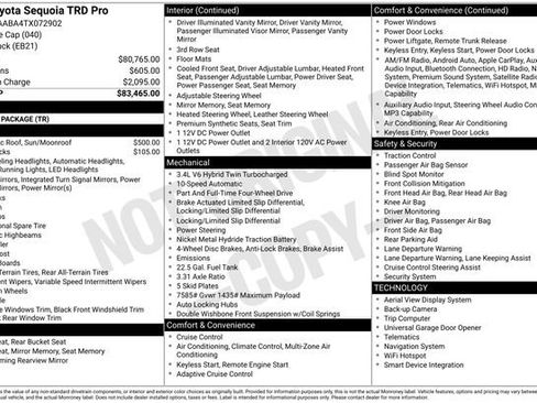 Used 2026 Toyota Sequoia TRD Pro image 4