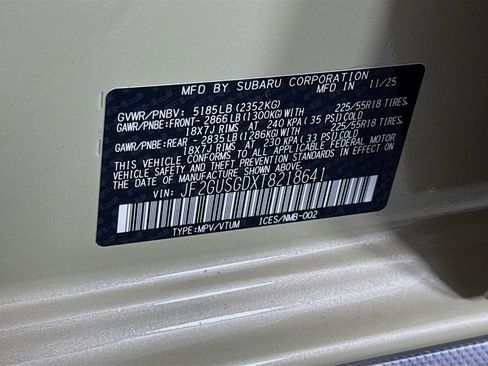New 2026 Subaru Crosstrek 2.5i Sport AWD/4WD image 31