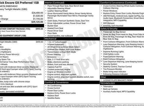 Certified 2022 Buick Encore GX Preferred w/ Cold Weather Comfort Package image 44