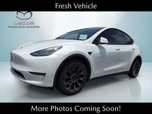 Used 2021 Tesla Model Y Long Range AWD/4WD image 1