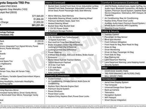 Used 2023 Toyota Sequoia TRD Pro AWD/4WD image 36