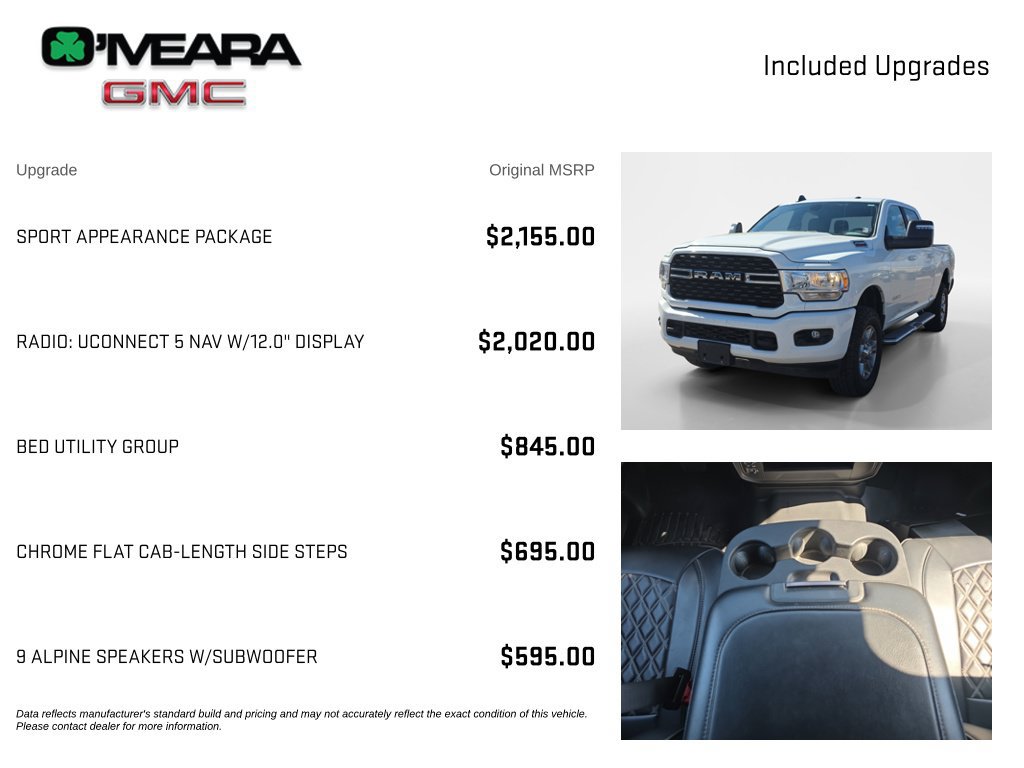 Used 2024 RAM 2500 Big Horn w/ Sport Appearance Package AWD/4WD image 4