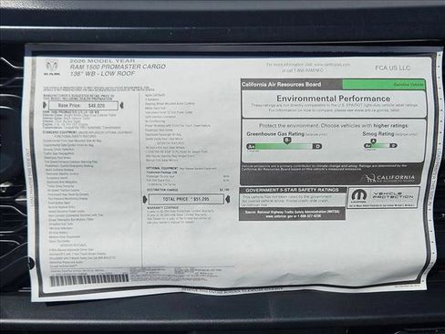 New 2026 RAM ProMaster 1500 image 17