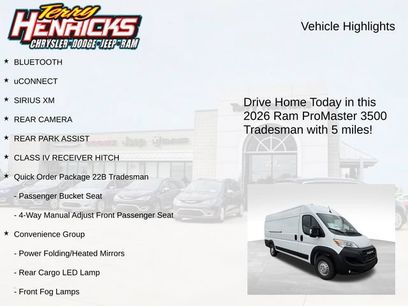 New 2026 RAM ProMaster 3500 w/ Convenience Group