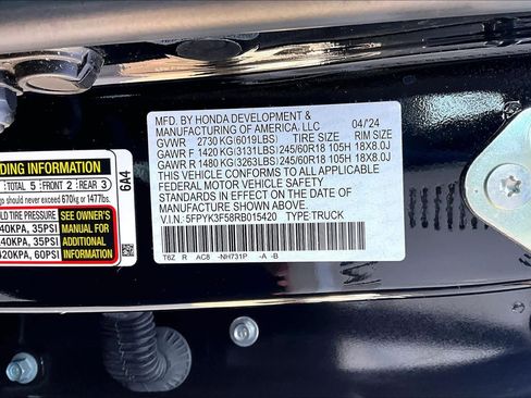 Used 2024 Honda Ridgeline RTL image 34