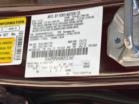 Used 2017 Ford Fusion Energi SE image 43