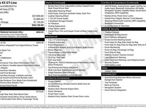 Used 2024 Kia K5 GT-Line w/ GT-Line Premium Package FWD image 4