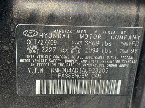 Used 2010 Hyundai Elantra GLS FWD image 10