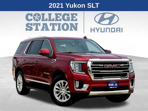 Used 2021 GMC Yukon SLT w/ SLT Premium Package RWD image 1