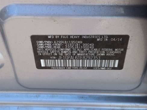 Used 2014 Subaru Impreza 2.0i Sport Premium AWD/4WD image 34