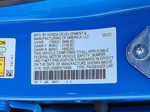Certified 2023 Honda Civic Sport image 27