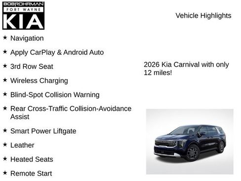 New 2026 Kia Carnival EX FWD image 7