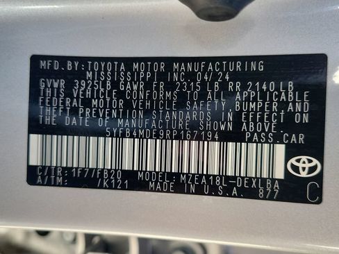 Used 2024 Toyota Corolla LE FWD image 24