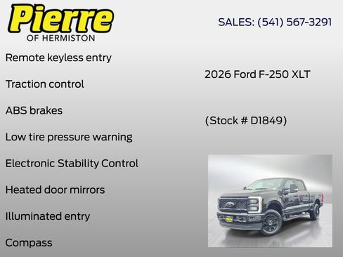 New 2026 Ford F250 XLT w/ XLT Premium Package AWD/4WD image 6