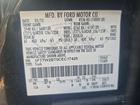 Used 2012 Ford F250 King Ranch w/ King Ranch w/Chrome Pkg AWD/4WD image 18