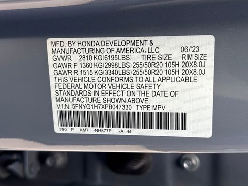 Certified 2023 Honda Pilot Touring image 29