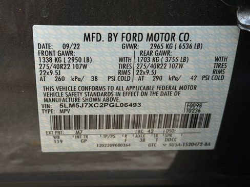 Used 2023 Lincoln Aviator Reserve w/ Equipment Group 201A AWD/4WD image 18