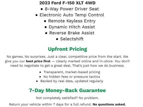 Used 2023 Ford F150 XLT w/ Equipment Group 301A Mid AWD/4WD image 2