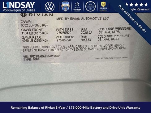 Used 2023 Rivian R1S Adventure image 25