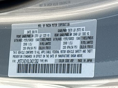 Used 2020 MAZDA CX-9 Grand Touring image 36