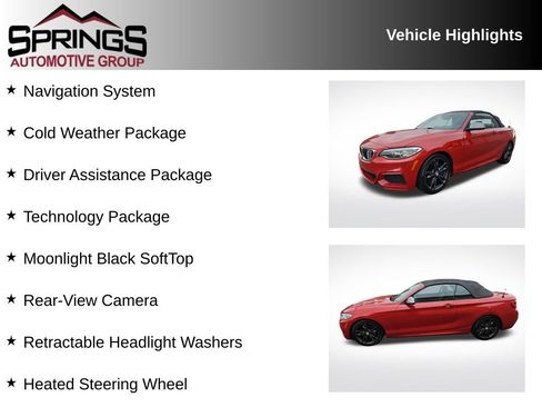 Used 2016 BMW M235i xDrive Convertible AWD/4WD image 2
