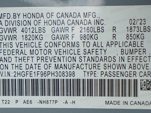 Used 2023 Honda Civic Touring image 30