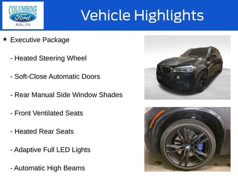 Used 2018 BMW X5 M w/ Executive Package AWD/4WD image 4