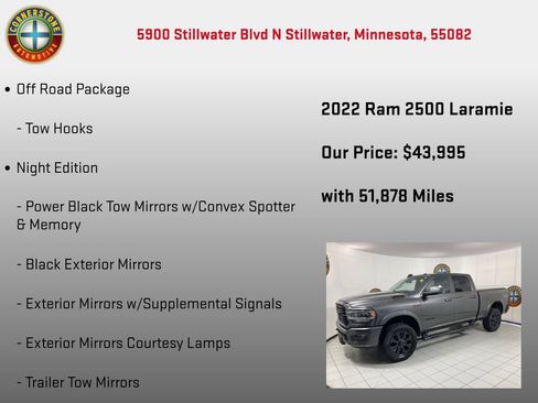 Used 2022 RAM 2500 Laramie w/ Night Edition AWD/4WD image 19