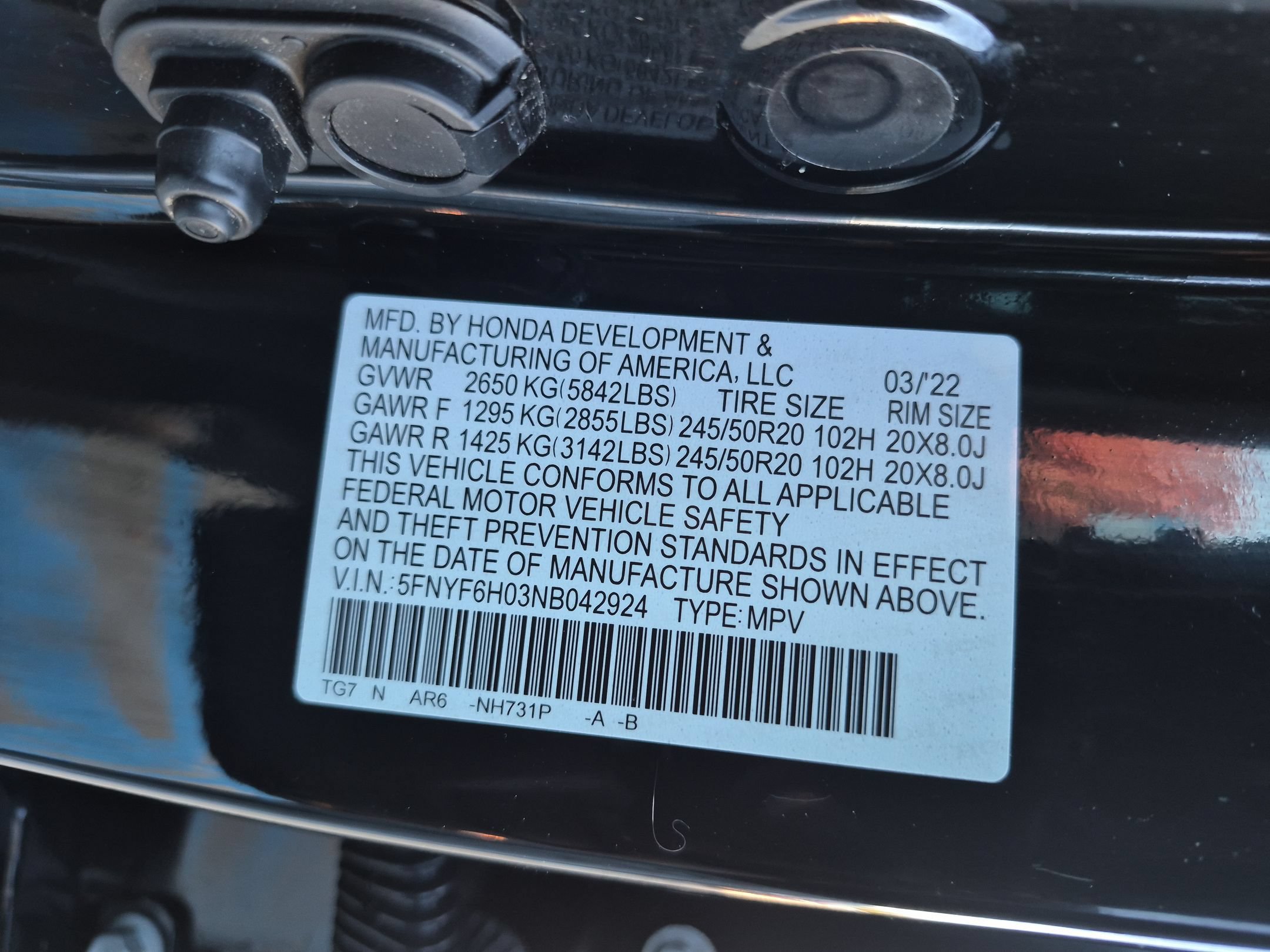 Used 2022 Honda Pilot Elite image 39