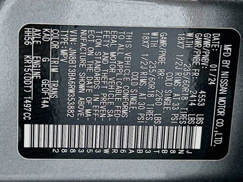 Used 2024 Nissan Rogue SV w/ SV Premium Package FWD image 33