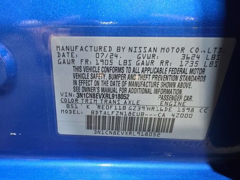 Used 2024 Nissan Versa SV FWD image 25