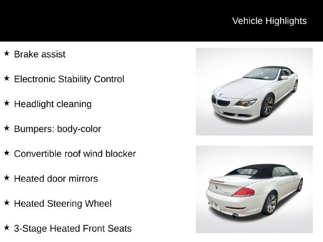 Used 2008 BMW 650i Convertible RWD image 14