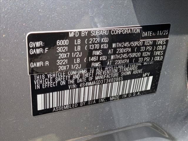 Certified 2026 Subaru Ascent Limited AWD/4WD image 26