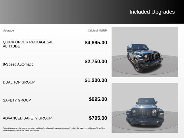 Used 2020 Jeep Wrangler Unlimited Sport AWD/4WD image 4