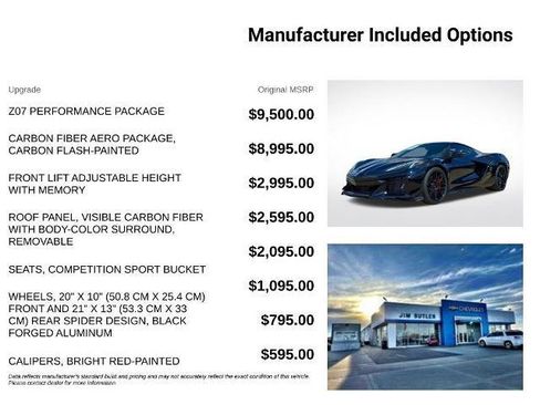 New 2027 Chevrolet Corvette Z06 w/ Z07 Performance Package RWD image 7