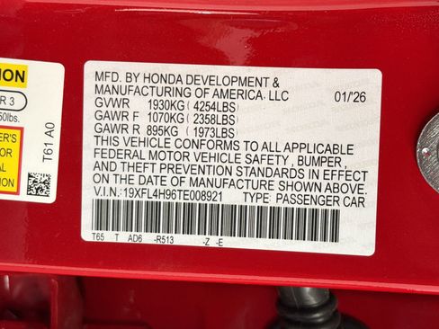 New 2026 Honda Civic Sport Touring image 21