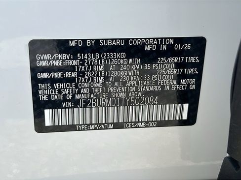 New 2026 Subaru Outback Wilderness AWD/4WD image 31
