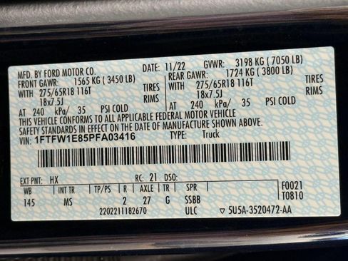 Certified 2023 Ford F150 XLT w/ Equipment Group 302A High AWD/4WD image 22