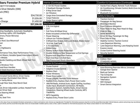 New 2026 Subaru Forester Premium AWD/4WD image 4